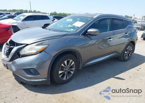 2016 Nissan Murano Sl z USA, uszkodzony, nr VIN 5N1AZ2MG4GN164888